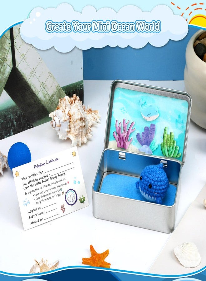 JULEASEL Little Pocket Whale, Mini Ocean in a Tin Box, Travel Buddy, Cute Collectible Whale Keepsake, Friendship, Thoughtful Gifting, Gift for Coworkers - Image 5
